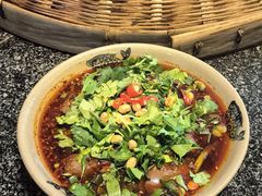 凉拌鸡血-土灶人家柴火鸡(都江堰店)