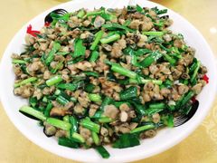 蚬肉炒韭菜-伟记牛蹄(道滘店)