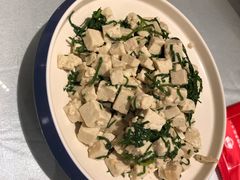 沙葱拌豆腐-宁夏国强手抓羊肉·清真菜(未央路凤三店)