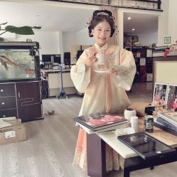 -后宫·古装汉服京剧儿童亲子全家福摄影