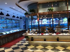自助取餐区-梦都海鲜酒家(万达广场江桥店)