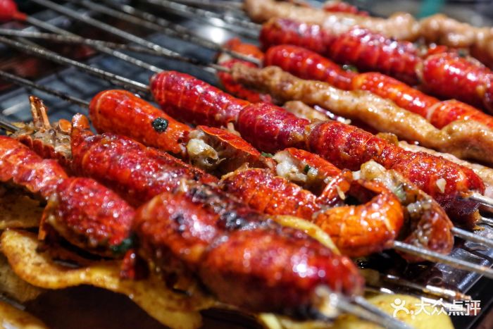 虾神烧烤烤虾球图片