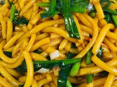韭菜炒叉子-锋味海鲜菜馆