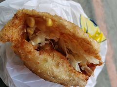 -小红车炸蛋葱油饼
