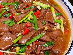 韭菜焖鸭血-湖南人家湘菜馆(镇江路店)