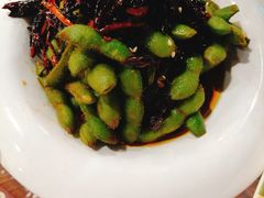 凉拌毛豆-美膳居川菜馆油焖大虾烧烤(卓刀泉店)