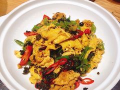 地皮菜炒鸡蛋-九十九顶毡房(阜石路店)
