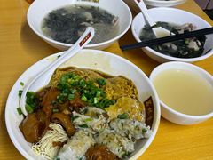 蟹黄牛筋鱼滑捞面-荔林食店(西华路店)