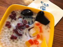 椰汁三色冰-七七家的糖水店(南湾街1号店)