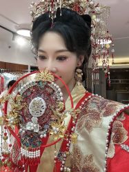 -懿沉香中式嫁衣礼服秀禾服龙凤褂马来褂旗袍总店