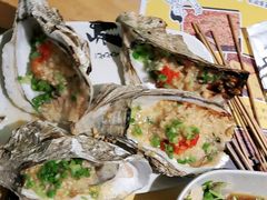 烤湛江生蚝-木屋烧烤(万德庄店)