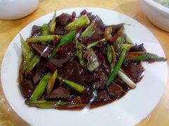 葱爆鸭血-董立兵烤鸭店(山大路店)