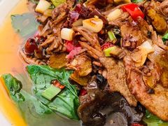 肝腰合炒-豆腐脑花
