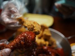 甜辣带骨炸鸡-BHC炸鸡(明洞总店)
