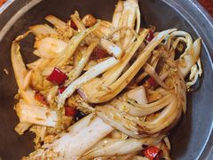 煲仔豆豉娃娃菜-绿茶餐厅(蓝色港湾店)
