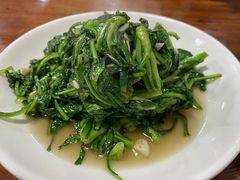 清炒红薯叶尖-小乡小镇·传承桐庐土菜·老板亲自烧的菜