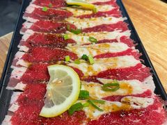 烤葱香牛五花-小米烤肉-泥炉炭烤(常营店)