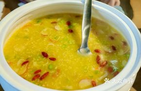 Seafood Quinoa Porridge