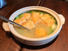 青蚕豆煮豆腐包酿黑虎虾-元古雲境(新天地店)