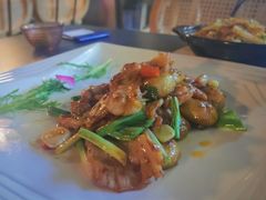 香煎口蘑脆爽肉-周三的情书花园餐厅(江北店)