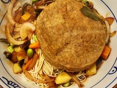 葱炒鳝糊面-爱家面馆(常州总店)