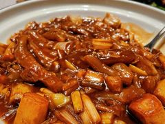 元葱烤蹄筋-狮王府淮扬菜(新街口友谊店)