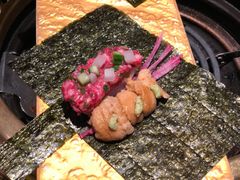 海胆生牛肉手卷-老乾杯和牛烧肉(王府中环店)