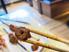 红柳枝烤羊肉串-红柳枝滩羊烧烤·银川非遗
