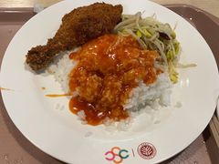 鸡腿饭-北大家园食堂