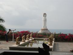 大堂看南海观音-三亚南山迎宾馆