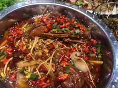 干锅鸭头-快乐老家三鲜饺子东北菜(南六中路店)