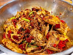 主打的干锅鸭头-安诚居干锅鸭头(八角店)