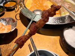 灵魂牛肉小串-左庭右院鲜牛肉火锅(新梅广场店)