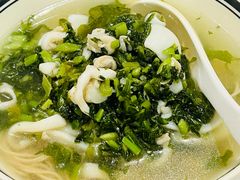 青咸菜目鱼汤面-老地方面馆(思南路店)