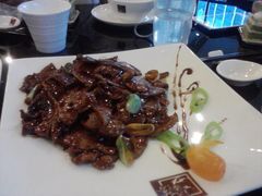 腊八蒜熘肝尖-院落创意菜