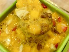 鲜果椰奶金沙桃胶-森记港式甜品(怡丰苑店)