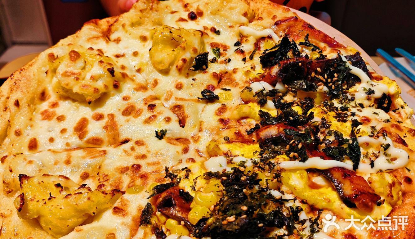 🍕深圳打工人减脂秘密基地！榴莲鳗鱼双拼披萨