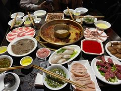 香菜牛肉-巴蜀大宅门火锅(北大街店)