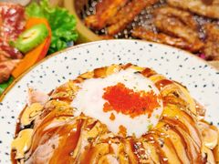 三文鱼流心熔岩饭-梦山水日本烧肉(五四广场店)