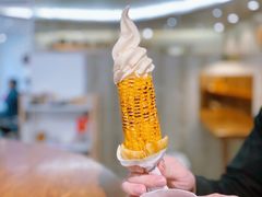 烤玉米冰tea凌-茶是一枝花泡茶店