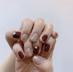 -复古绿·少女主题美甲美睫