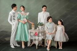 -时光纪亲子全家福照相馆(静安店母女写真父母纪念照)