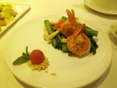 野菌炒凤尾虾-利苑酒家(宜安广场店)