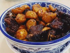 板栗烧排骨-兰边碗(鼓楼店)