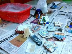 等待後期加工的作品-瓦匠工社·马赛克·积木拼图·亲子手工DIY
