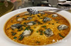 Steamed Soft Egg with Fresh Oysters