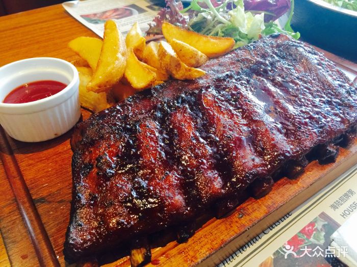 bbq美式猪肋排