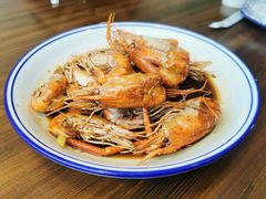 油爆开背虾-兰边碗(鼓楼店)