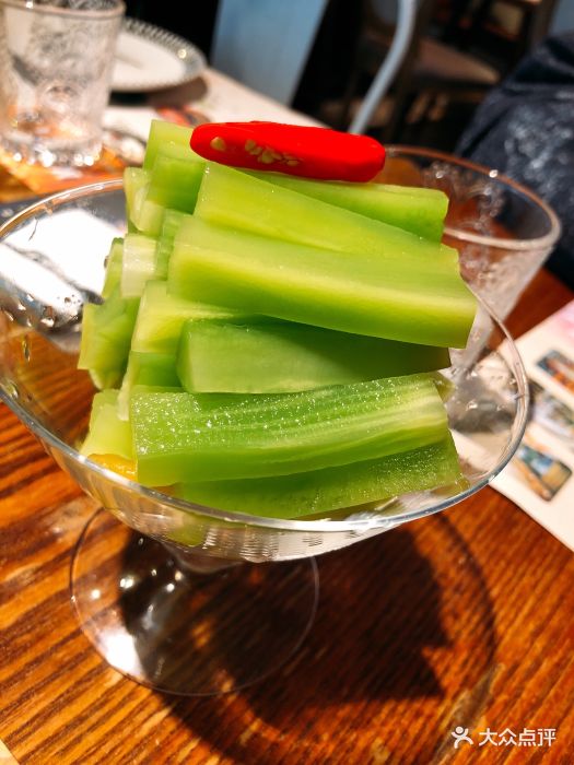 麦小院健康川菜(远洋大信店)-莴笋-菜-莴笋图片-中山美食-大众点评网