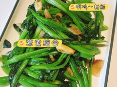 猪油渣炒菜心-老友王·南宁特色菜(金汇如意坊店)